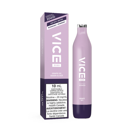 Vice 5500 Grape Ice 20mg/ml disposable (Provincial)