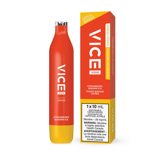 Vice 5500 Strawberry Banana Ice 20mg/mL disposable (Provincial)
