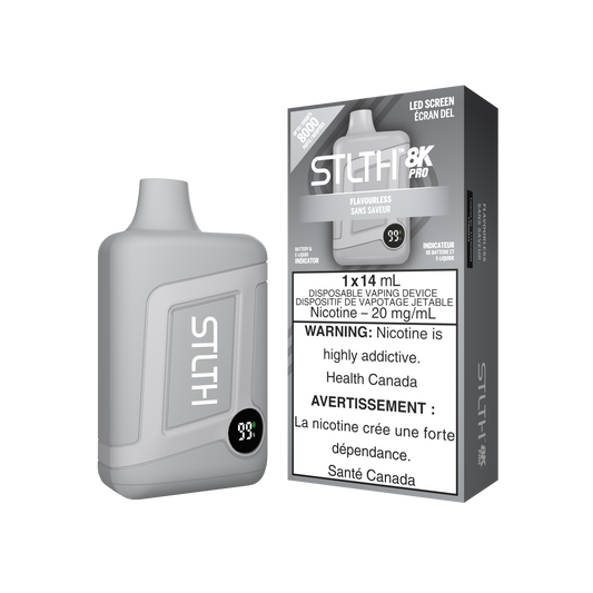 Stlth 8kPro Flavourless 20mg/mL disposable (Provincial )