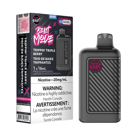 Flavour Beast Mode 8K Trippin’ Triple Berry 20mg/mL disposable (provincial)