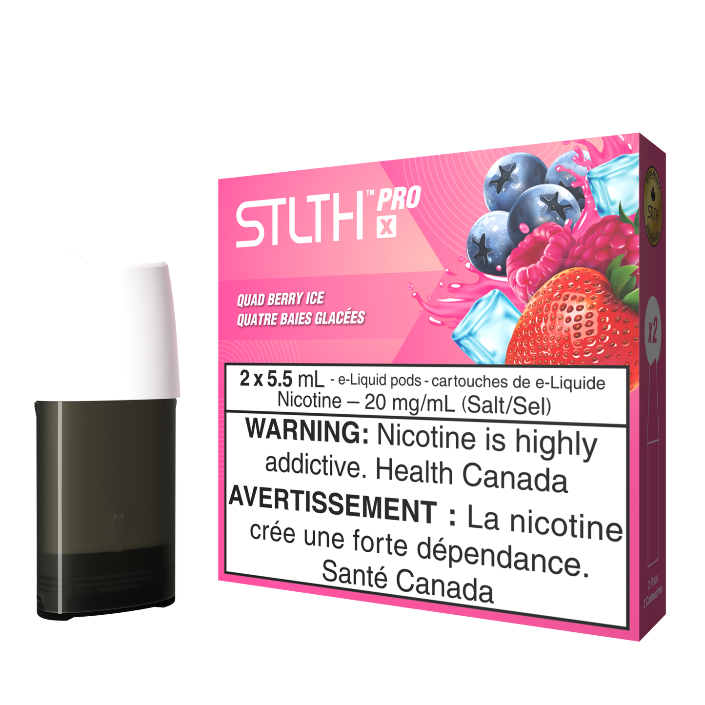 Stlth ProX Pods Quad Berry Ice 20mg/mL