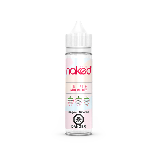 Naked 100 e-liquid Triple Strawberry 3mg/ml 60ml( Provincial)