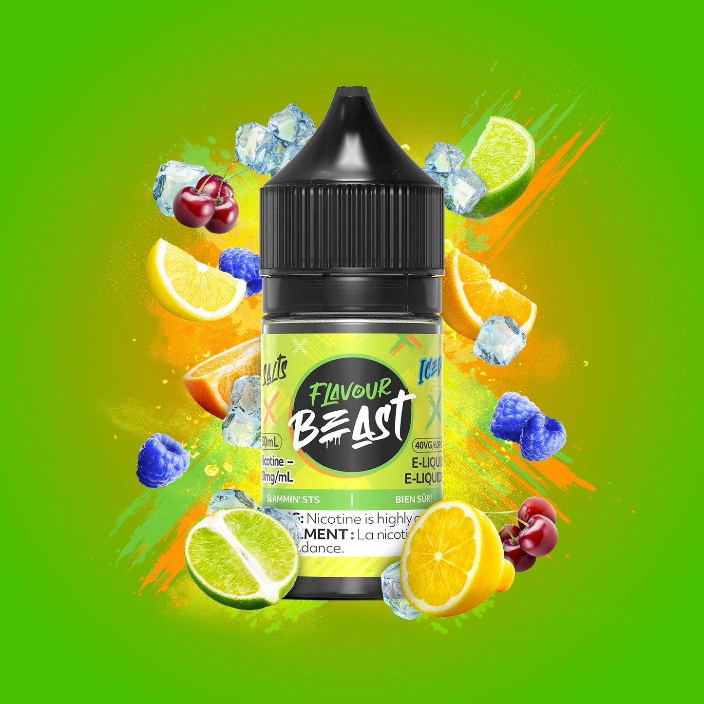 Flavour Beast E-liquid Slammin’ STS Iced 20mg/ml 30ml (provincial)
