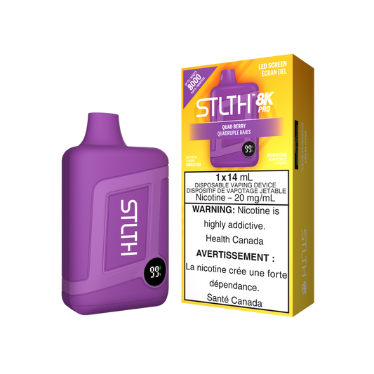 Stlth 8KPro Quad Berry 20mg/mL disposable (Provincial)