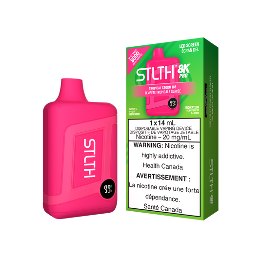 Stlth 8KPro Tropical Storm Ice 20mg/mL disposable (Provincial)