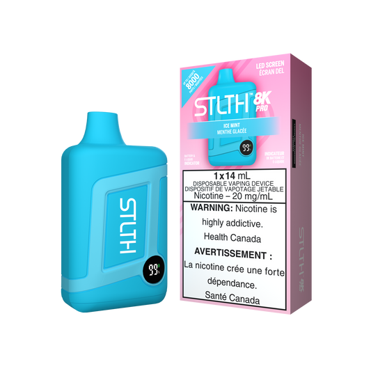 Stlth 8kPro Ice Mint 20mg/mL disposable (Provincial )