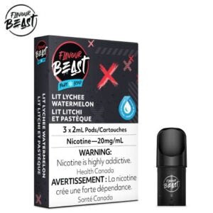 Flavour Beast Pods Lit Lychee Watermelon Ice 20mg/mL (Provincial)