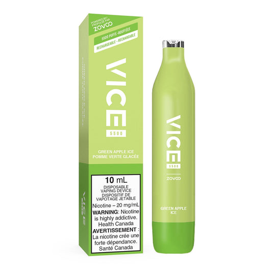 Vice 5500 Green Apple Ice 20mg/ml disposable (Provincial)