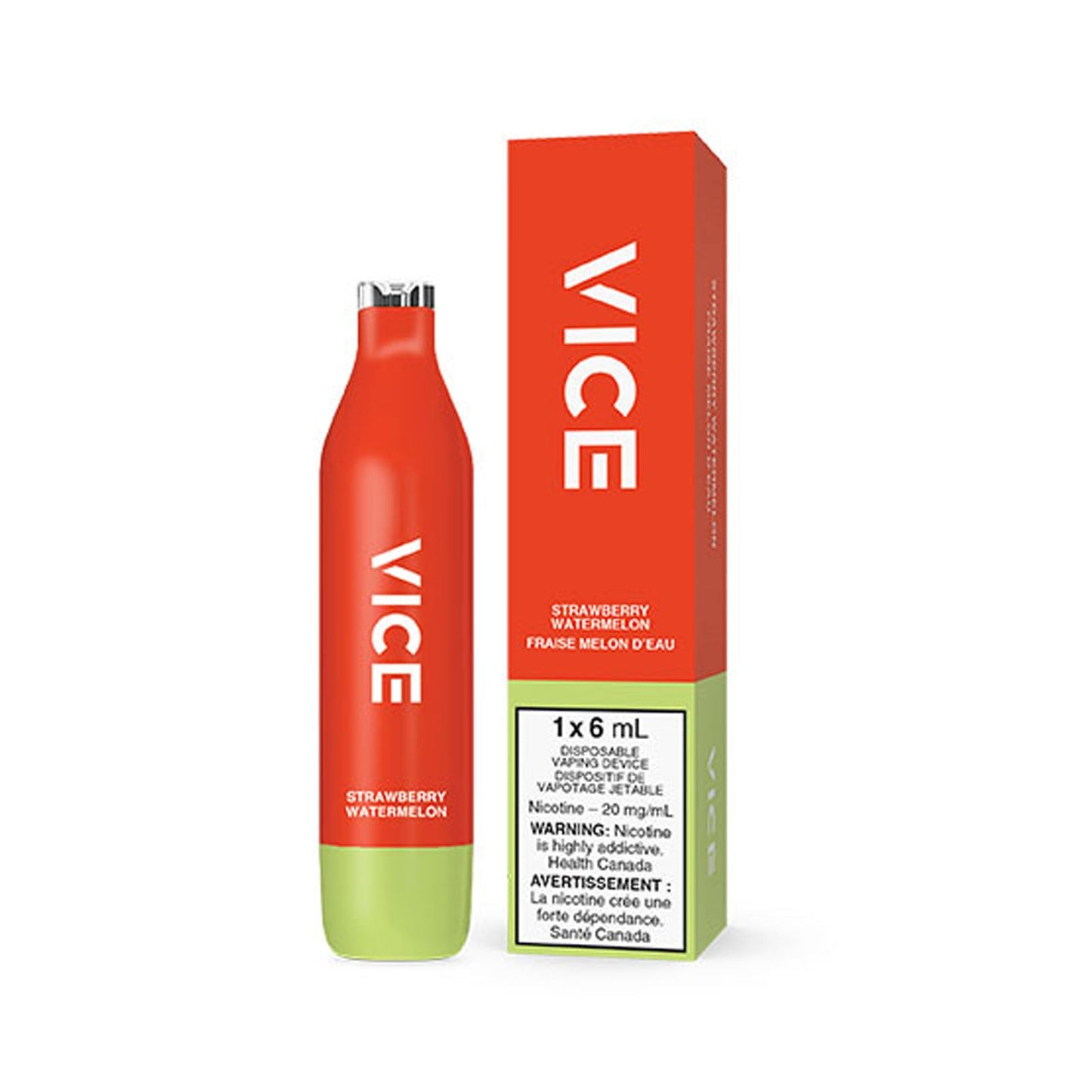 Vice 2500 Strawberry Watermelon 20mg/mL disposable (Provincial)