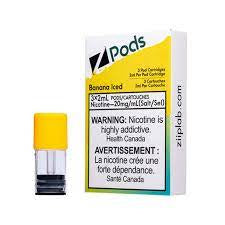 Zpods Banana Iced 20mg/mL (Provincial)