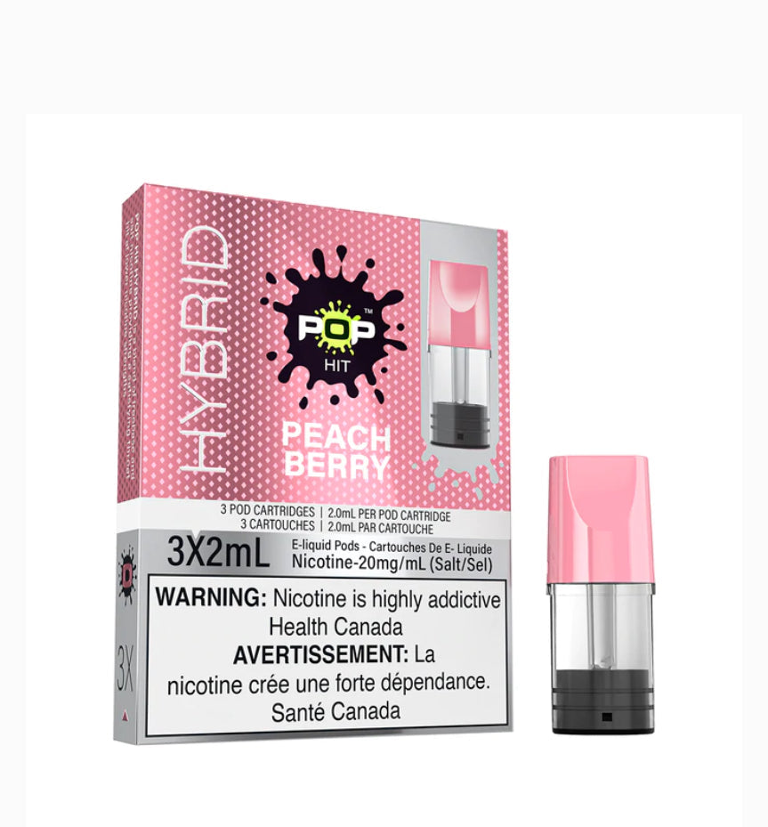 Pop Hit Pods Peach Berry 20mg/mL (Provincial)