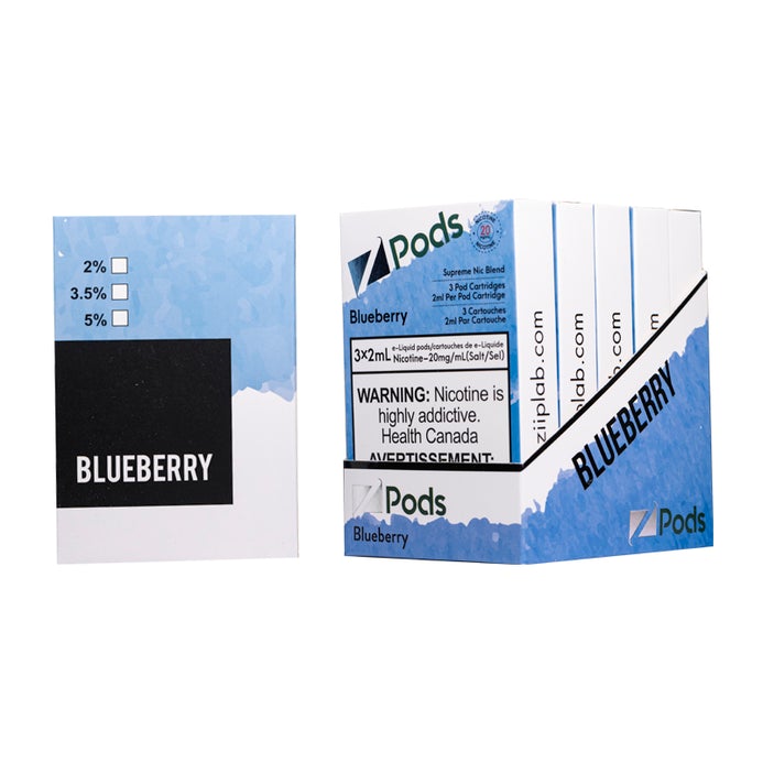 Zpods Blueberry 20mg/mL (Provincial)