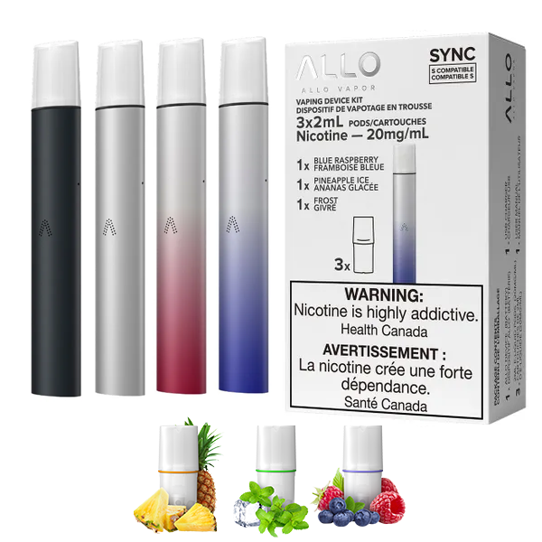 Allo Sync Starter Kit Silver Blue 20mg/mL