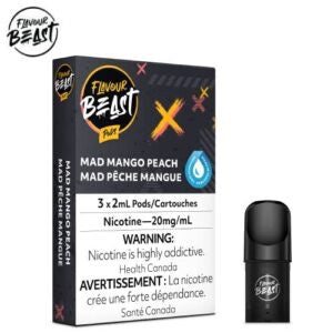 Flavour Beast Pods Mad Mango Peach 20mg/mL (Provincial)