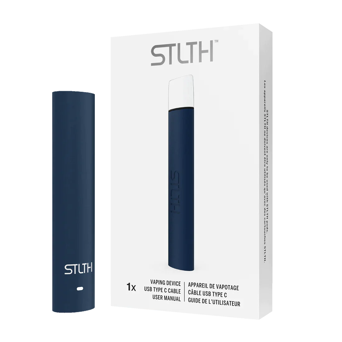 Stlth Solo Navy Blue Device