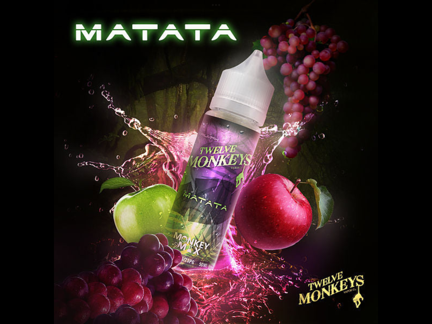Twelve monkeys matata E liquid nicotine free 60mL
