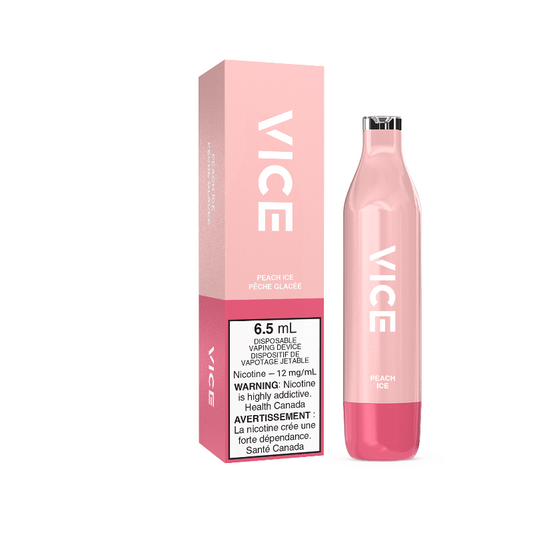 Vice 2500 Peach Ice 12mg/mL disposable (Provincial)