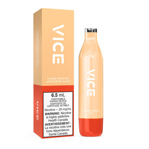 Vice 2500 Lychee Peach Ice 20mg/mL disposable (Provincial)