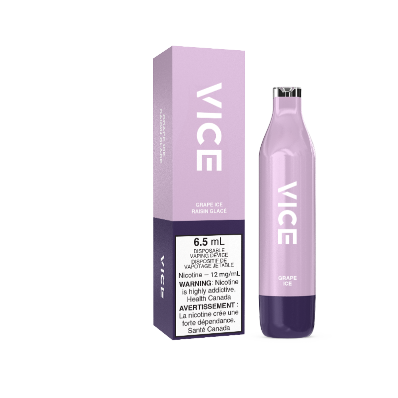 Vice 2500 Grape Ice 12mg/mL disposable (Provincial)