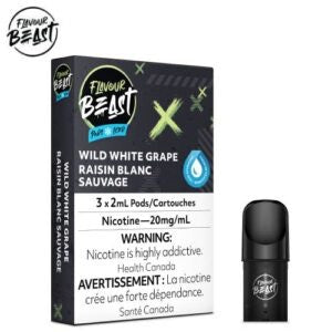 Flavour Beast Pods Wild White Grape Ice 20mg/mL (Provincial)