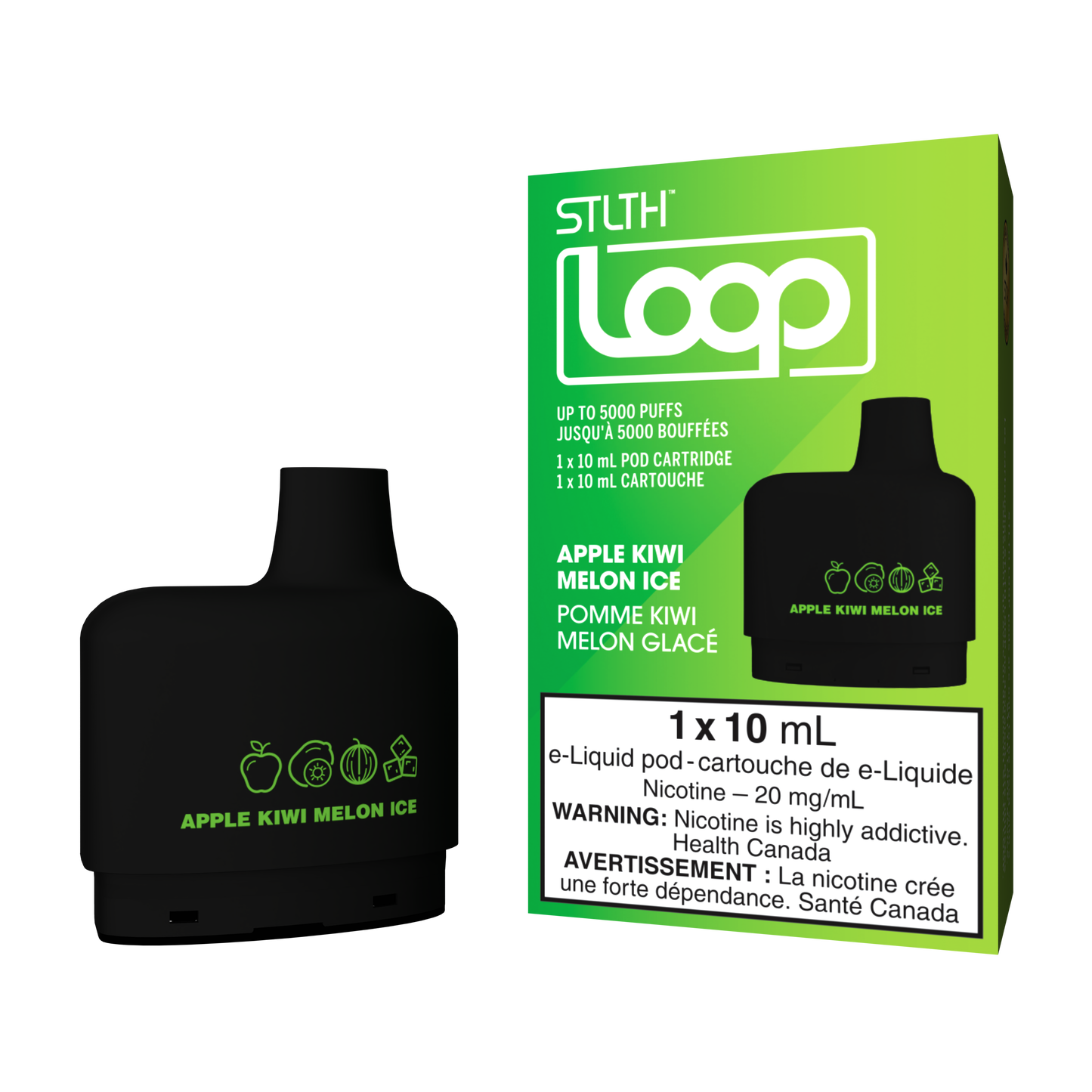 Stlth loop pod Apple kiwi melon 20mg/mL