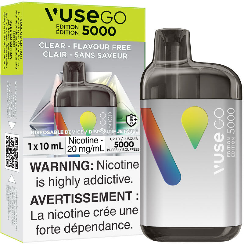 Vuse go 5000 Clear 20mg/mL disposable