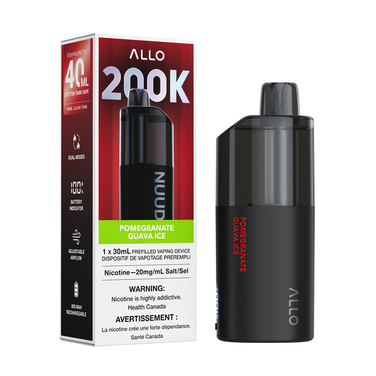 Allo Nuud 200k Pomegranate Guava Ice 20mg disposable (Provincial)