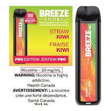 Breeze pro 2000 Synthetic 50  Straw kiwi  20mg/mL disposable