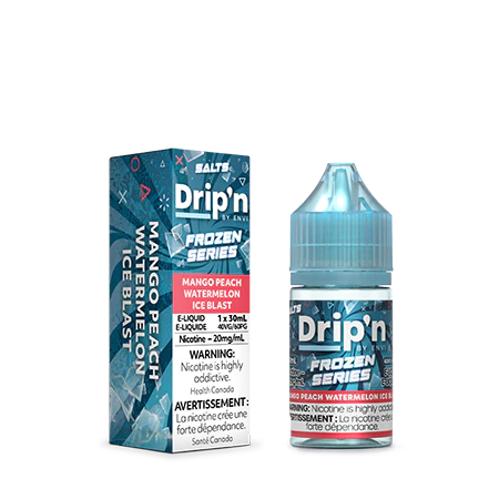 Drip’n E-liquid Frozen Series Mango Peach Watermelon Ice Blast 20mg 30mL (Provincial)