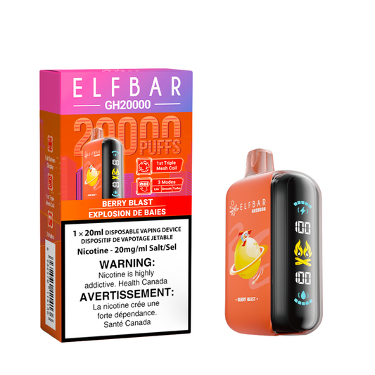 ELF BAR GH20k Berry Blast 20mg/mL Disposable (Provincial)