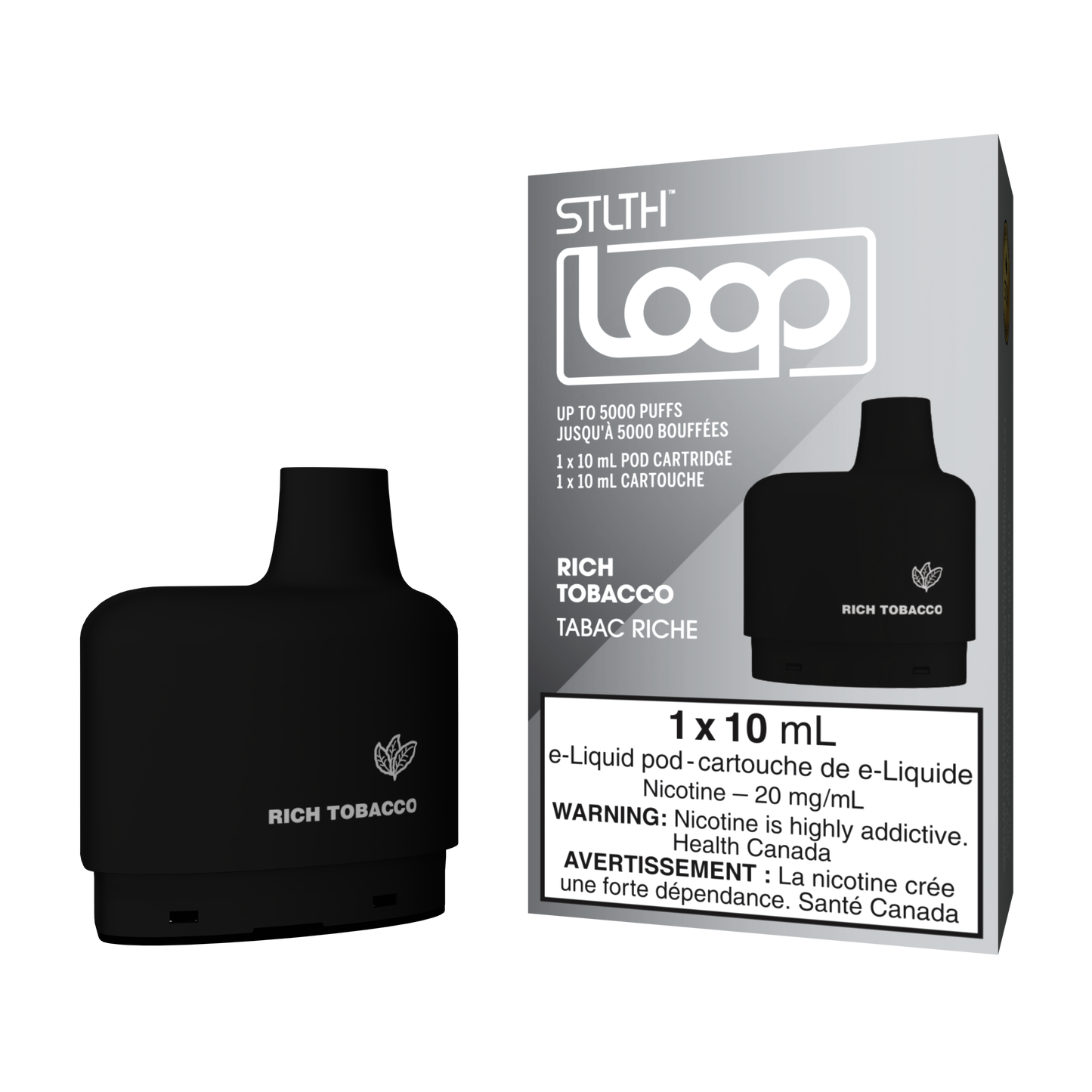 Stlth loop pod Rich tobacco 20mg/mL