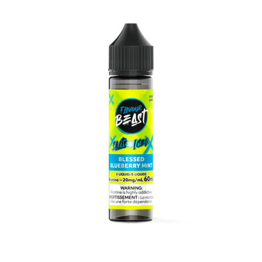 Flavour Beast E-liquid Blessed Blueberry Mint Iced 20mg/mL 60mL (provincial)