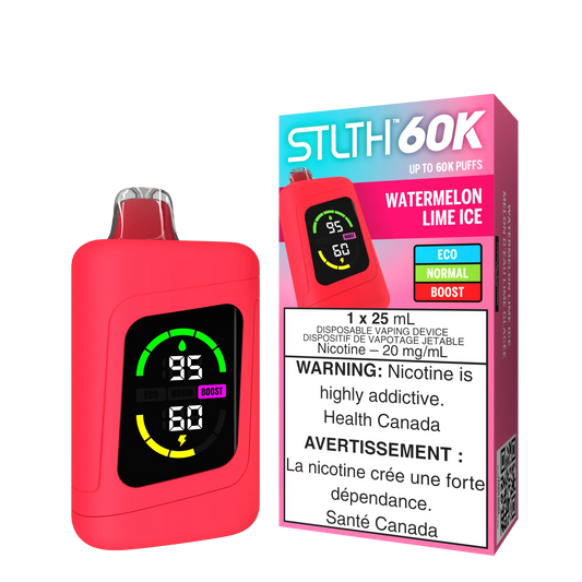 Stlth 60K Watermelon Lime Ice 20mg/mL disposable (Provincial)