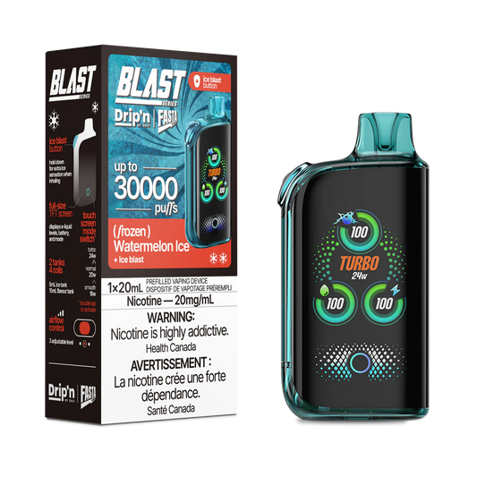 Drip’n Fasta Blast 30k Watermelon Ice 20mg/mL Disposable