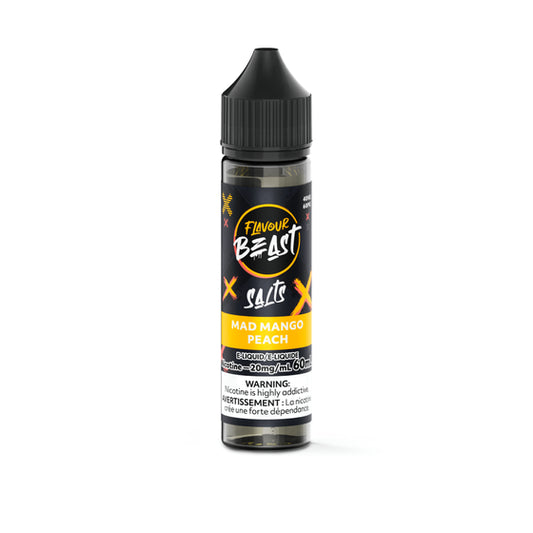 Flavour Beast E-liquid Mad Mango Peach 20mg/mL 60mL (provincial)