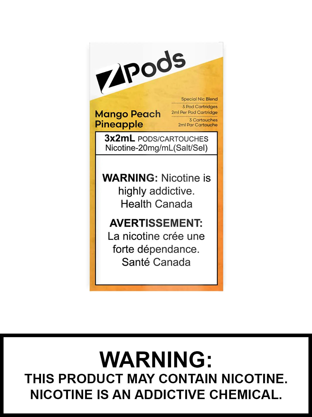 Zpods Mango peach pineapple 20mg/mL