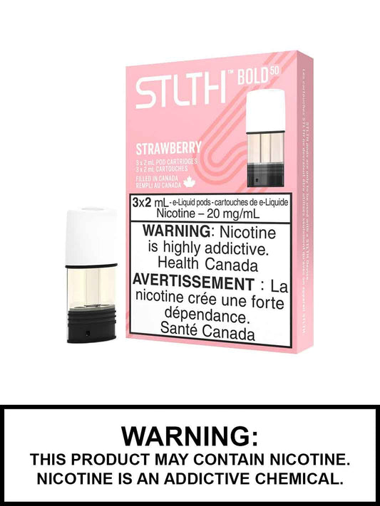 Stlth pods Strawberry Bold50 20mg/mL (provincial)