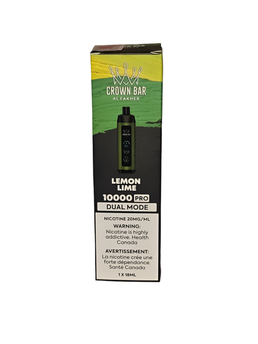 CrownBar Al Fakher - Lemon Lime 10k Pro 20mg/ml disposable