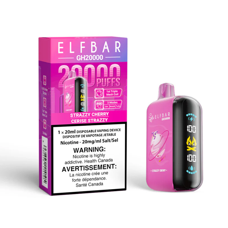 ELF BAR GH20k Strazzy Cherry 20mg/mL Disposable (Provincial)