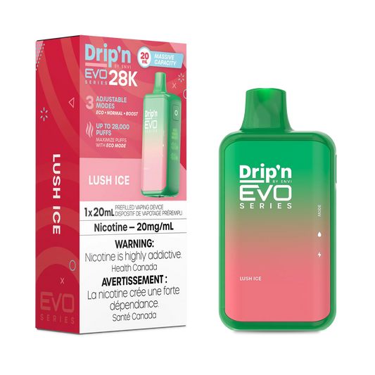 Drip’n EVO 28k Lush Ice 20mg/mL Disposable (Provincial)