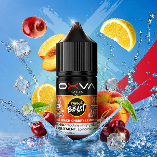 Flavour Beast x OXVA E-liquid Fresh Peach Cherry Lemon Ice 20mg/ml 30ml (Provincial)