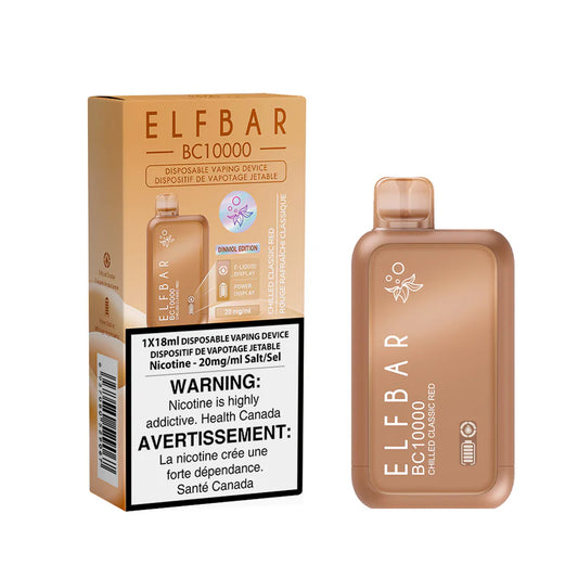 Elf bar BC10000 Chilled Classic Red 20mg/mL disposable (provincial)