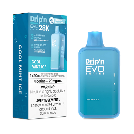 Drip’n EVO 28k Cool Mint 20mg/mL Disposable (Provincial)
