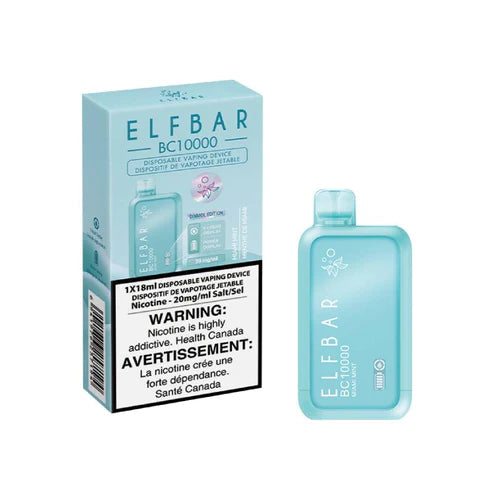 Elf bar BC10000 Miami Mint 20mg/mL disposable (provincial)