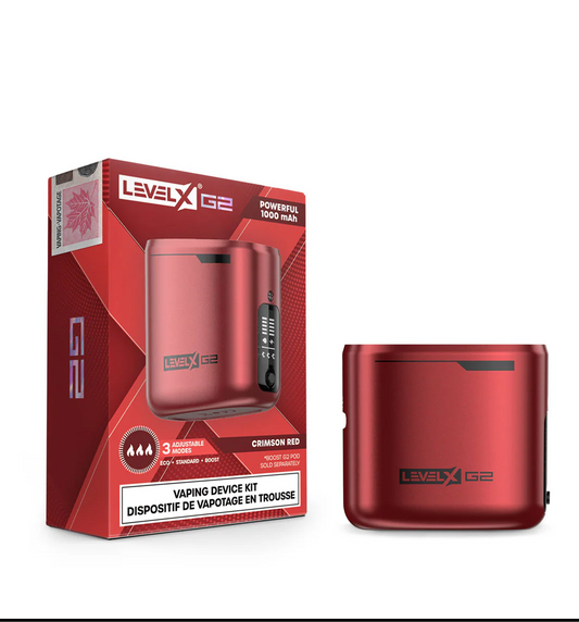 LevelX Boost G2 Device/Battery - Crimson Red