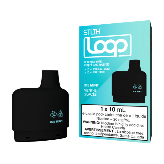 Stlth loop pod Ice mint 20mg/mL