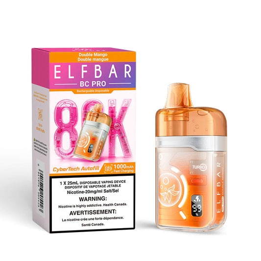 ELF BAR BC Pro 80k  Double Mango 20mg/mL Disposable (Provincial)