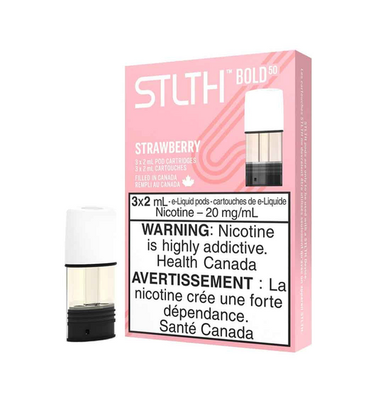 Stlth pods Strawberry Bold50 20mg/mL (provincial)