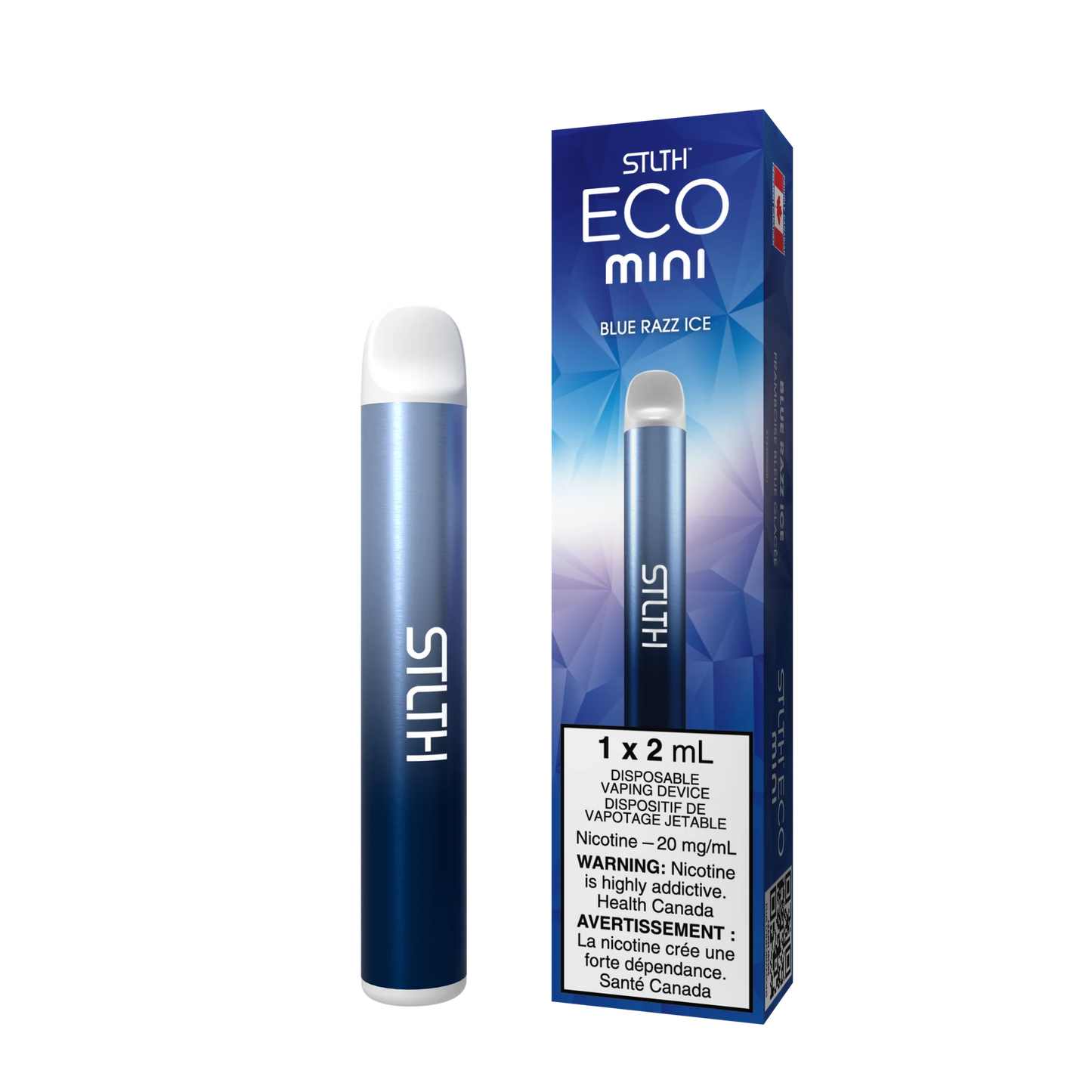 Stlth Eco Mini Blue Razz Ice 20mg/mL disposable (Provincial)