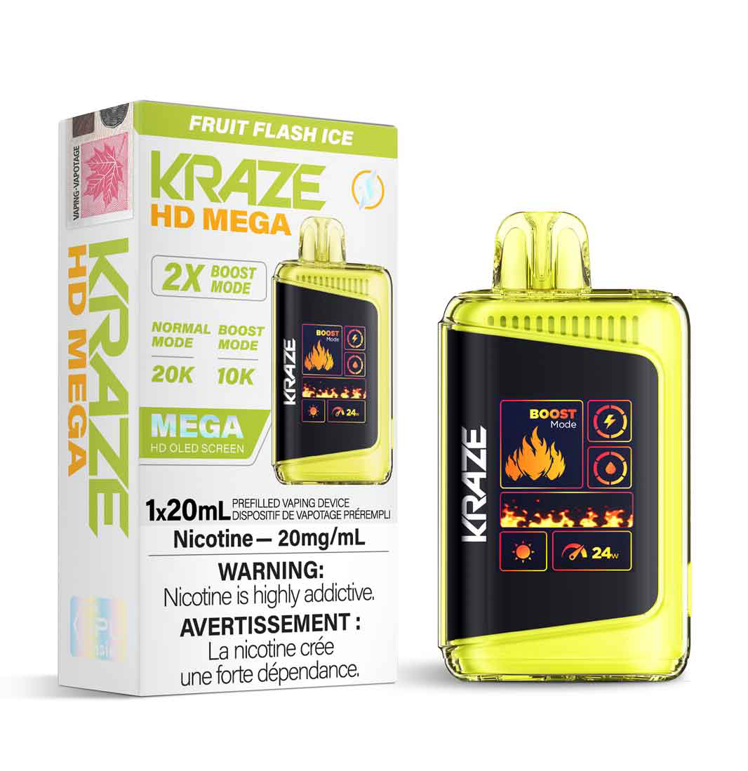 Kraze Hd Mega Fruit Flash Ice 20mg/ml